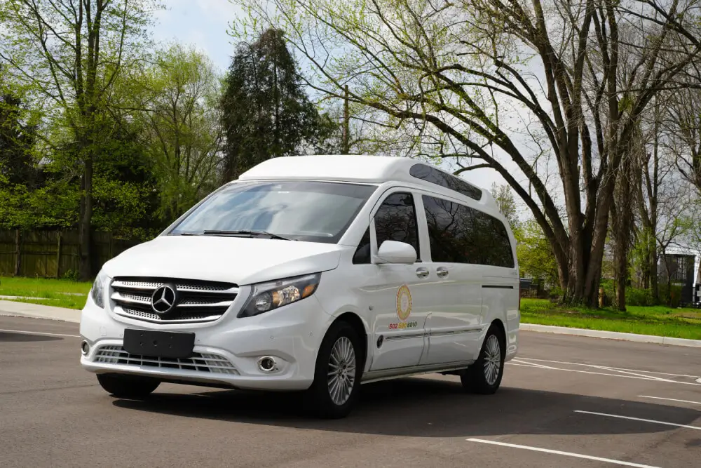 Good Vibes Transportation Mercedes-Benz Metris luxury van Louisville Kentucky